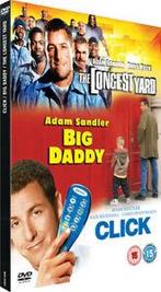 The Longest Yard/Click/Big Daddy DVD (2007) Kate Beckinsale,, Zo goed als nieuw, Verzenden