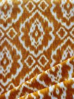 Drie meter exclusieve geweven ikat etnisch gestempeld stof, Antiek en Kunst