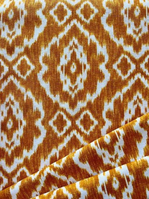 Drie meter exclusieve geweven ikat etnisch gestempeld stof, Antiek en Kunst, Antiek | Tapijten, Tafelkleden en Textiel