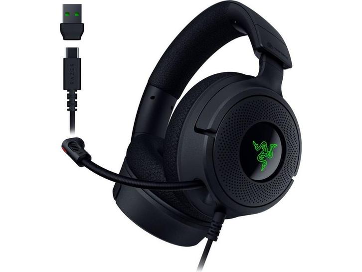 Razer Kraken V4 X - Gamingheadset - 7.1 Surroundgeluid -, Audio, Tv en Foto, Televisies, Zo goed als nieuw, Verzenden