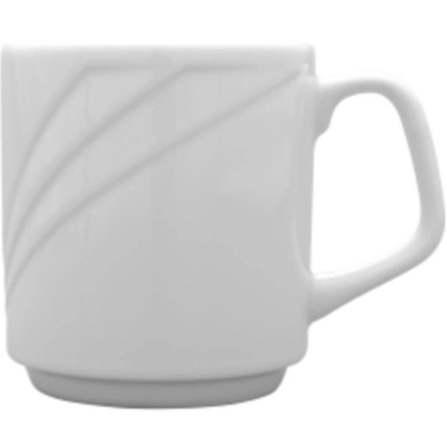 Mokken | ARCADIA | Porselein | Wit | 30cl | 6 Stuks |, Articles professionnels, Horeca | Équipement de cuisine, Envoi