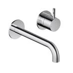 Inbouw Wastafelkraan Hotbath Cobber 18cm Gebogen Uitloop, Doe-het-zelf en Bouw, Sanitair, Ophalen of Verzenden, Nieuw, Chroom