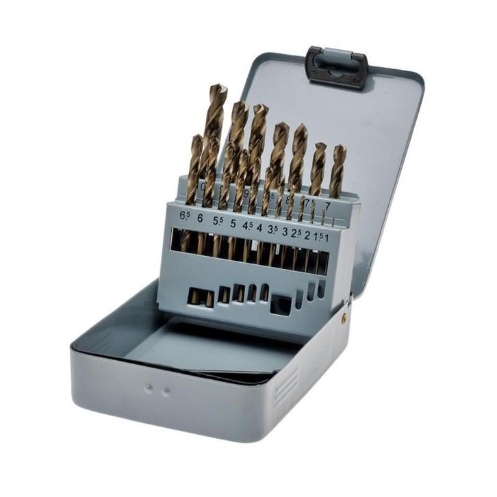 HSS Cobalt M35 borenset – 19-delig 1–10 mm – RVS boren –, Bricolage & Construction, Boîtes à outils, Enlèvement ou Envoi
