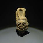 Taino, Caribisch gebied, Terracotta Hoofd figuur. 12e - 15e, Antiek en Kunst, Antiek | Overige Antiek