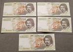 Italië. - 5 x 100.000 Lire - various dates - Gigante BI 85