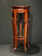 Bijzettafel - Marmer, huali hout - China - Qing Dynastie, Antiek en Kunst