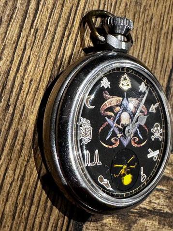 Masonic Automaton Pocket Watch/UK Made - 1900-1949