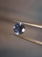 Natural Iolite - 0.418 ct - round - unheated - bluish violet, Verzenden, Nieuw