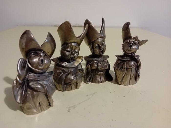 Tinnen figuurtje - Musici (11) - Zinklegering, Antiek en Kunst, Curiosa en Brocante