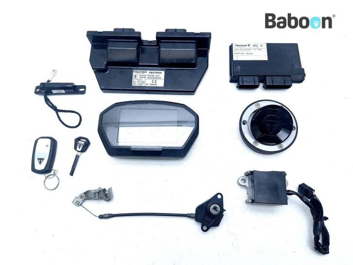 Contactslot Set met Immobiliser Triumph Tiger 1200 XRT, Motoren, Onderdelen | Overige, Gebruikt, Verzenden
