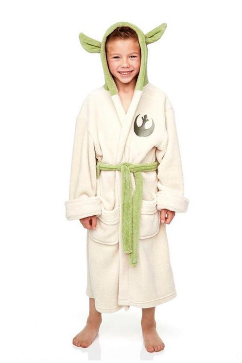 Fleece Badjas Kind Yoda 128-134-140-146-152 Groen Joda Star, Enfants & Bébés, Costumes de carnaval & Déguisements, Enlèvement ou Envoi