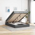 vidaXL Ottoman bed met matras 140x200cm stof donkergrijs, Huis en Inrichting, Slaapkamer | Bedden, Verzenden, Nieuw