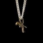 Romain antique Argent Pendentif amulette Legionary Aquila