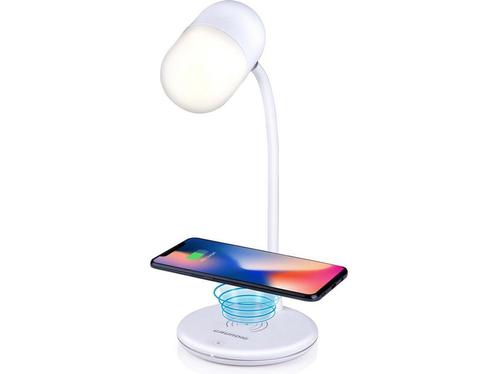 Grundig Bureaulamp Led 3-in-1 - Draadloze Telefoonoplader Qi, Hobby en Vrije tijd, Gezelschapsspellen | Overige, Nieuw, Verzenden