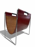 Van Elderen / Brabantia - Tijdschriftenhouder - Leder, Hout,, Antiek en Kunst