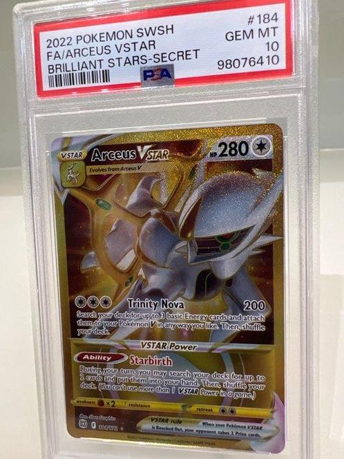 Pokémon - 1 Graded card - 2022 SWSH Brilliant Stars Secret -, Hobby en Vrije tijd, Verzamelkaartspellen | Pokémon