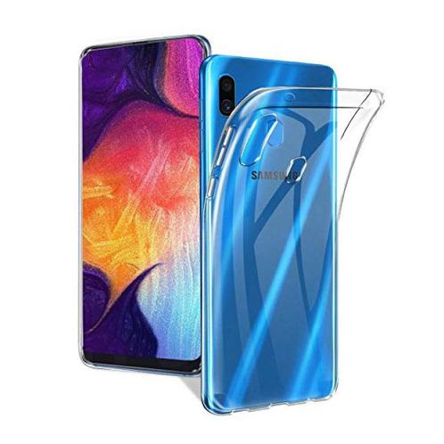 Samsung Galaxy A40 Transparant Clear Case Cover Silicone TPU, Telecommunicatie, Mobiele telefoons | Hoesjes en Screenprotectors | Samsung