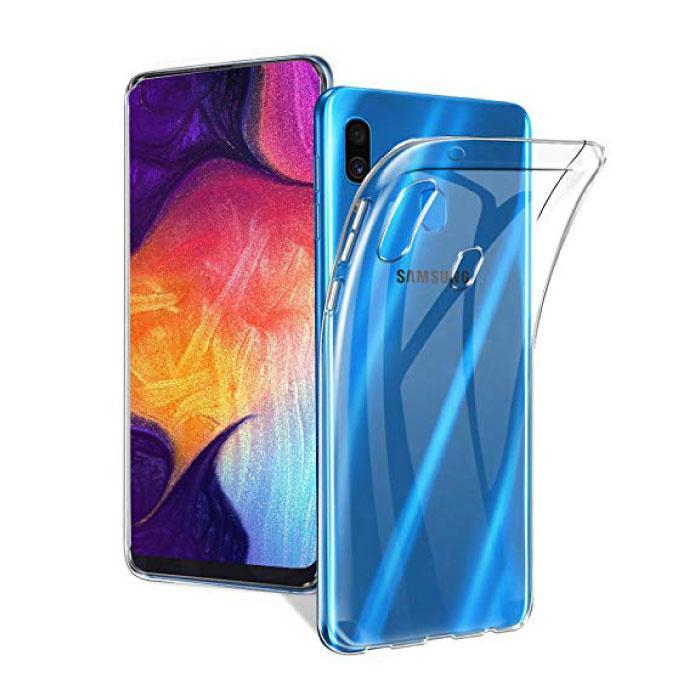 Samsung Galaxy A40 Transparant Clear Case Cover Silicone TPU, Télécoms, Téléphonie mobile | Housses, Coques & Façades | Samsung