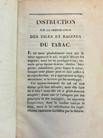 Antoine Alexis François Cadet de Vaux - Instruction sur la