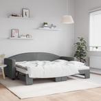 vidaXL Slaapbank met onderschuifbed 80x200 cm stof, Huis en Inrichting, Slaapkamer | Bedden, Verzenden, Nieuw