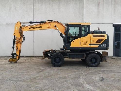 Veiling: Wielgraafmachine Hyundai HW140 Diesel 2017, Zakelijke goederen, Machines en Bouw | Kranen en Graafmachines, Ophalen