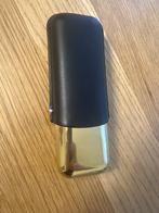 S.T. Dupont - Étui à cigares - Plaqué or, Cuir, Verzamelen, Rookartikelen, Aanstekers en Luciferdoosjes, Nieuw