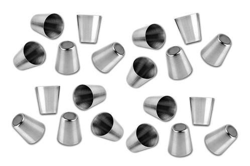 Set van 20 roestvrijstalen bekertjes, 30 ml, Doe-het-zelf en Bouw, Gereedschap | Overige machines, Nieuw, Verzenden