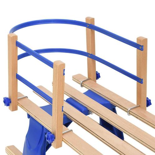 vidaXL Rugleuning voor slee multiplex blauw, Kinderen en Baby's, Speelgoed | Buiten | Sleeën, Nieuw, Verzenden