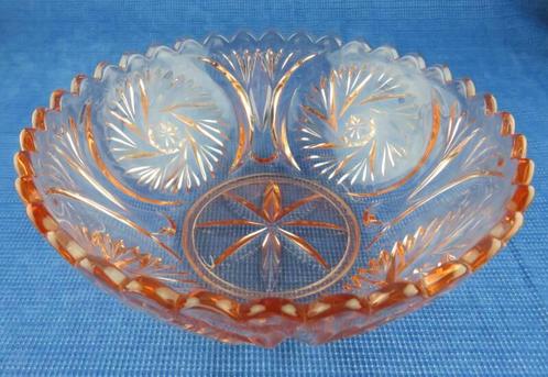 Persglazen schaal, Antiek en Kunst, Antiek | Glaswerk en Kristal, Verzenden