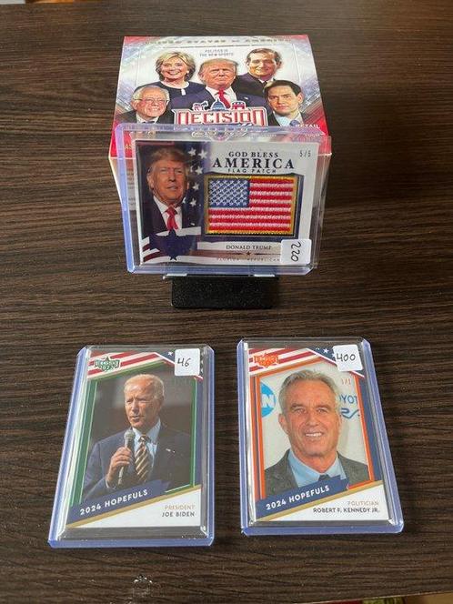 decision - 159 Card - politica - donald trump - decision, Verzamelen, Overige Verzamelen