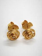 Tous - Statement oorbellen - 18 karaat Geel goud - 0.06ct.