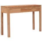 vidaXL Table console 110x35x75 cm bois de teck solide, Neuf, Verzenden