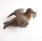 Geschützt - sculptuur, Pigeon voyageur enveloppe dans le bec, Antiek en Kunst