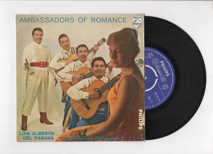 Luis Alberto Del Parana Y Su Trio Los Paraguayos – Ambassado, CD & DVD, Vinyles Singles, Enlèvement ou Envoi