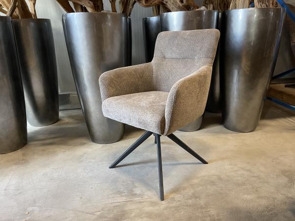Veiling - Eetkamerstoel Turner (set van 6) weefstof - liver/, Huis en Inrichting, Stoelen