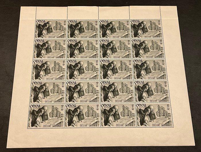 Belgique 1941 - Série Vierde Orval - Monnikkenreeks en, Postzegels en Munten, Postzegels | Europa | België