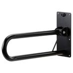 Toiletbeugel opklapbaar 56 cm - Mat zwart, Diversen, Ophalen of Verzenden, Nieuw