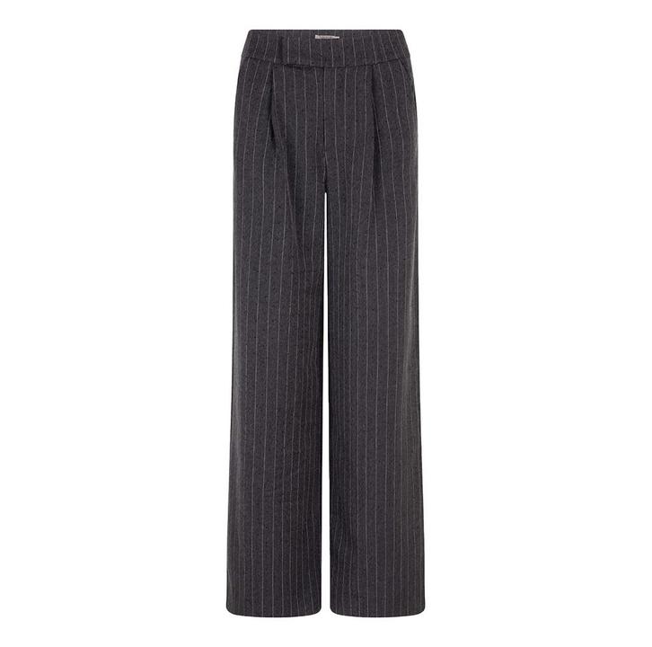 EsQualo • grijze pantalon met steentjes • 42, Kleding | Dames, Broeken en Pantalons, Grijs, Nieuw, Maat 42/44 (L), Verzenden