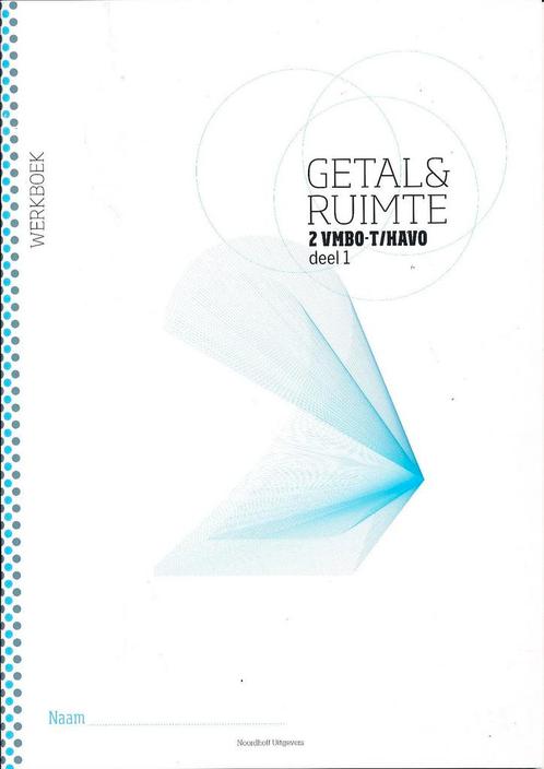 Getal en Ruimte 2 VMBO-T HAVO Werkboek deel 1 (per stuk), Livres, Livres scolaires, Envoi