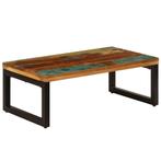 vidaXL Salontafel 100x50x35 cm massief gerecycled hout en, Huis en Inrichting, Verzenden, Nieuw