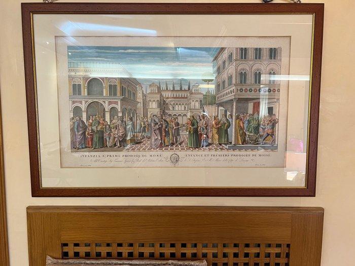 Francesco Nenci, after Benozzo Gozzoli (XIX) - Infanzia e, Antiek en Kunst, Antiek | Overige Antiek