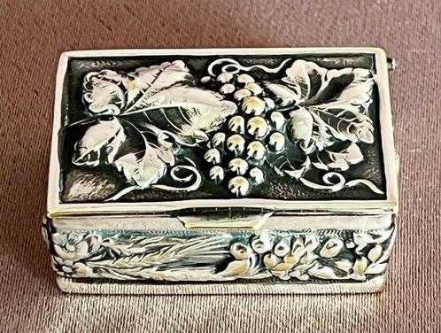 Casemate (5) - rectangulaire et ovale - Métal vermeil et, Antiek en Kunst, Curiosa en Brocante