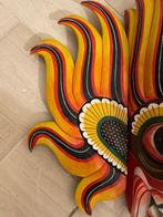 Grote Masker Gini Raksha (Vuurdemon) - Hout - Sri Lanka -