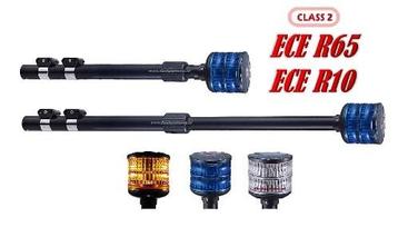 MCX-DL Pro ECER65 ECER10 LED MOTOR Zwaailamp 12/24V Blauw of beschikbaar voor biedingen