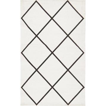 Vloerkleed 160x230 berber / beni ouarain stijl - offwhite