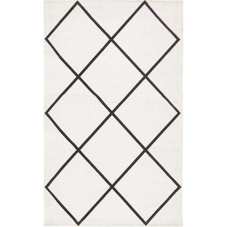 Vloerkleed 160x230 berber / beni ouarain stijl - offwhite, Huis en Inrichting, Stoffering | Tapijten en Vloerkleden, Verzenden