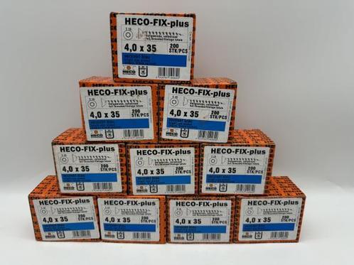 Veiling - Heco schroeven 2000 stuks 4,0x35mm (T15) verzinkt, Doe-het-zelf en Bouw, IJzerwaren en Bevestigingsmiddelen