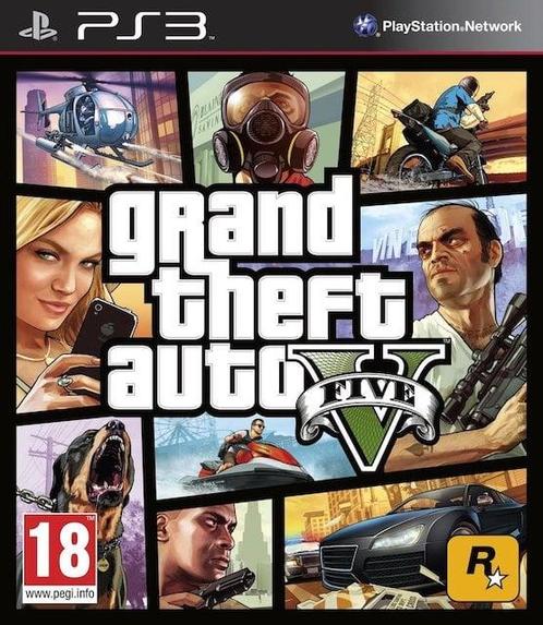 Grand Theft Auto V (GTA 5) (PS3 Games) (Playstation 3), Games en Spelcomputers, Games | Sony PlayStation 3, Zo goed als nieuw