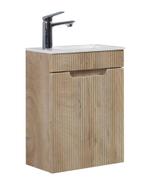 Toiletmeubel Thermis 40 x 22 cm Licht Eiken Fonteinmeubel, Verzenden, Nieuw