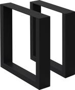 2x tafelpoten Bankrunners van vierkante profielen 40x43 cm s, Huis en Inrichting, Verzenden, Nieuw